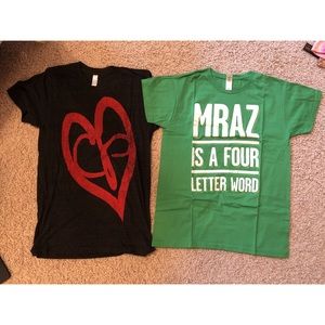 Christina Perri and Jason Mraz Concert T-Shirts